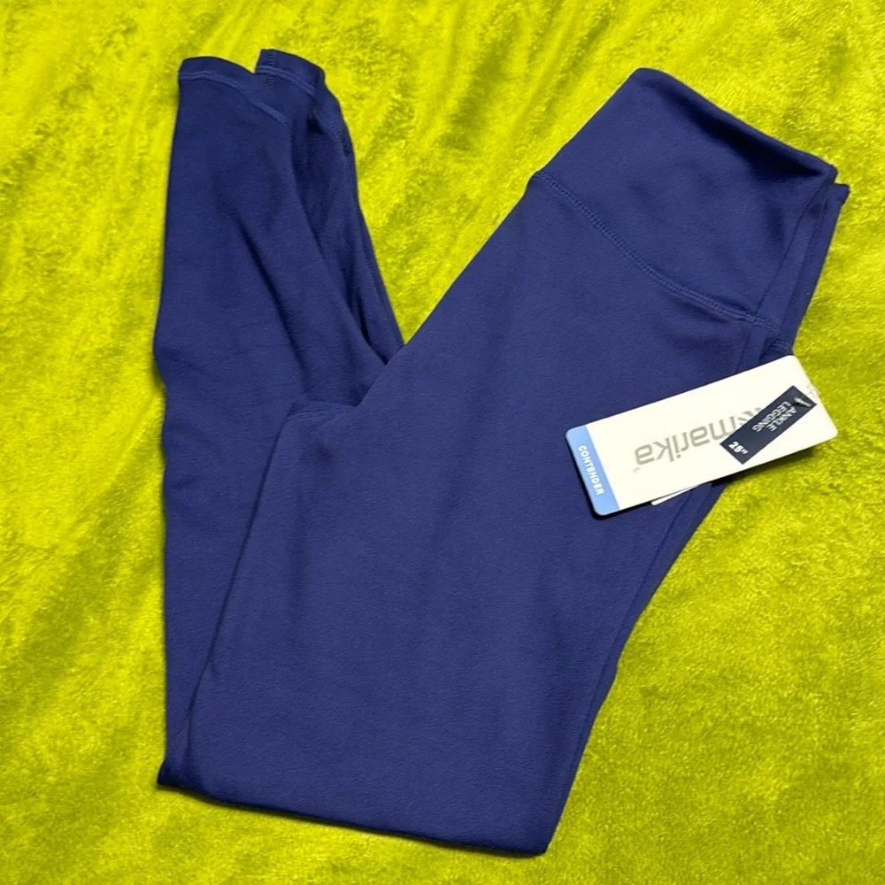 NWT WNS Marika Contender Leggings Sz Small Color Blueberry